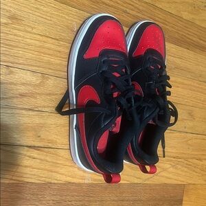 Nike Kids Red and Black Sneakers